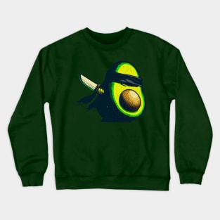 Retro avocado ninja Crewneck Sweatshirt